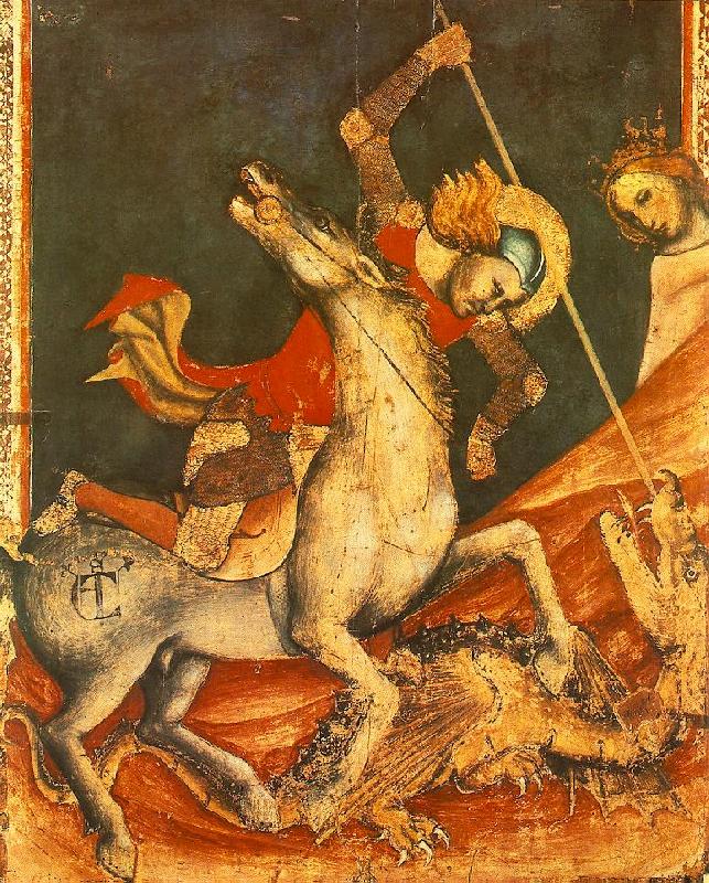 VITALE DA BOLOGNA St George 's Battle with the Dragon